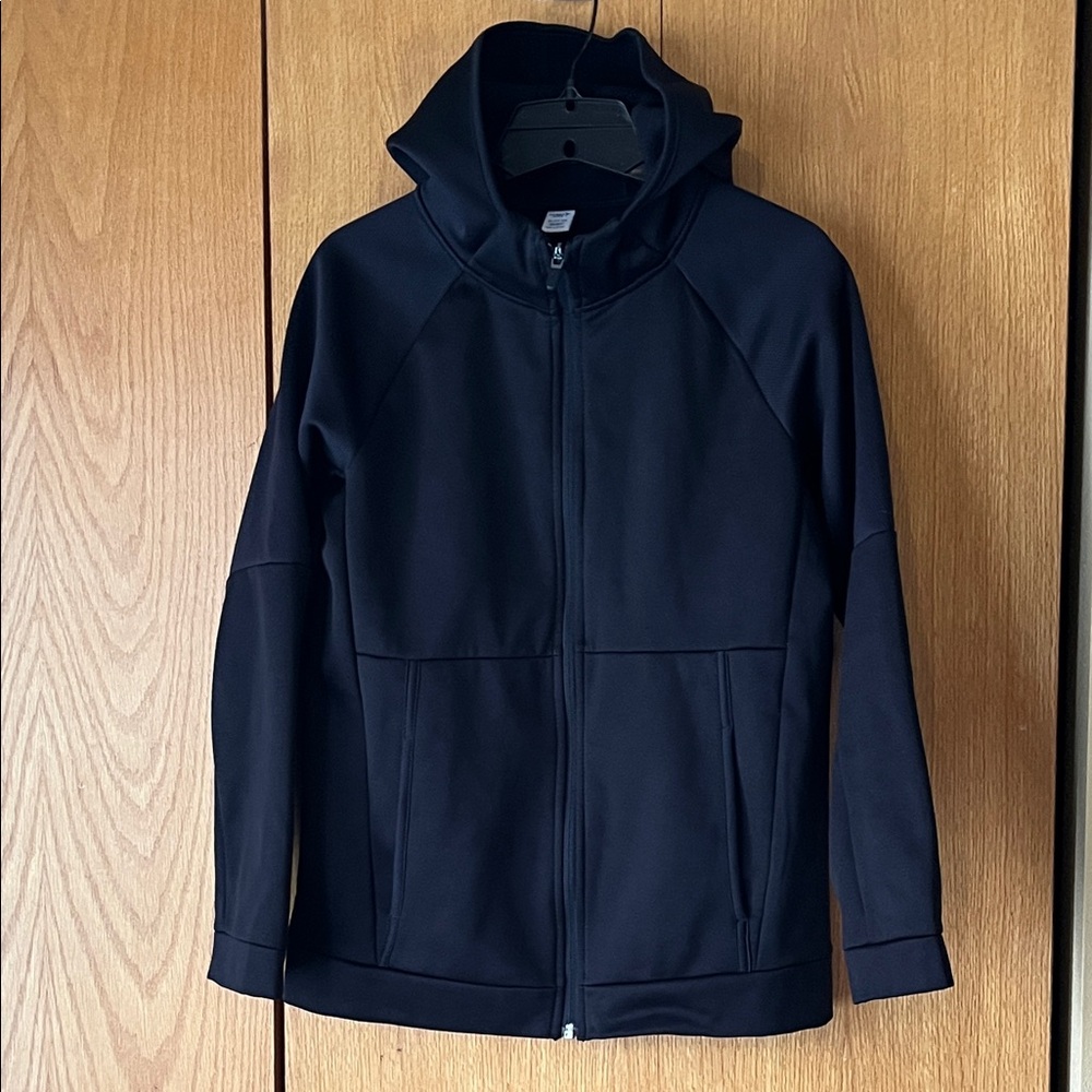 Old Navy Active Go Dry XL 14 16 Full Zip LIGHTWEIGHT Black Pocket Hoodie VGUC